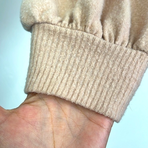 Free People - Beach Crewneck Pullover Long Balloon Sleeve Sweater Size XS - Picture 6 of 12